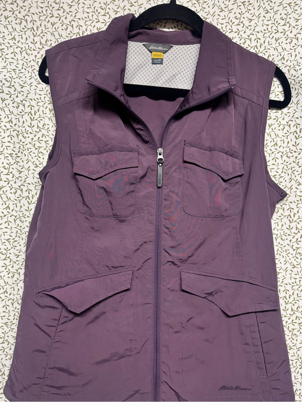 Eddie Bauer Travex Atlas Utility Vest - Women's Size M - Plum Purple